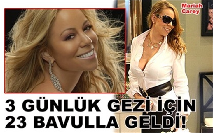 3 GÜNLÜK GEZİ İÇİN 23 BAVULLA GELDİ