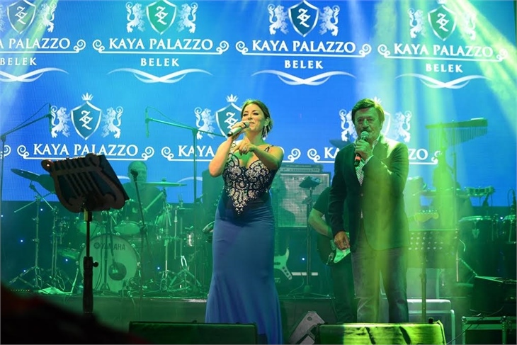 Selami Şahin ve Aşkın Nur Yengi Kaya Palazzo Belek'te!