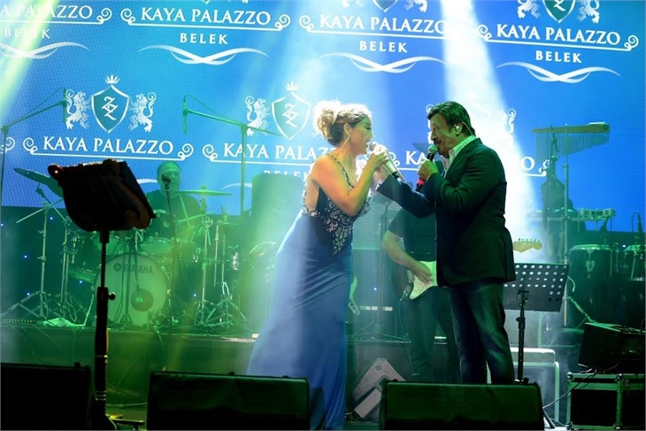 Selami Şahin ve Aşkın Nur Yengi Kaya Palazzo Belek'te!