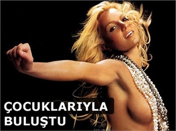 BRİTNEY ÇOCUKLARINI ZİYARET ETTİ