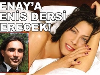 ŞENAY'A TENİS DERSİ VERECEK!