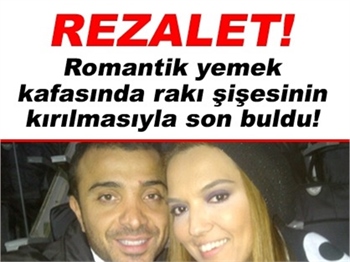 AKALIN İLE SEVGİLİSİNİN OLAYLI YEMEĞİ!