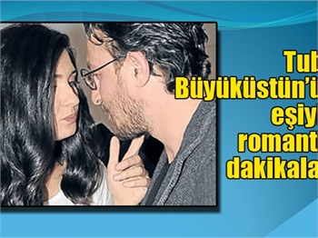 Tuba Büyüküstün'ün eşiyle romantik anları!
