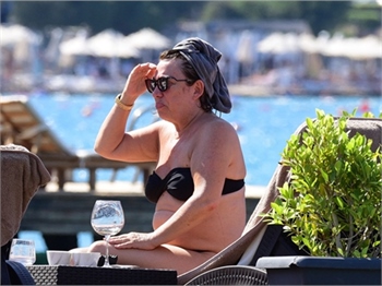 Oya Başar'ın Bodrum tatili!