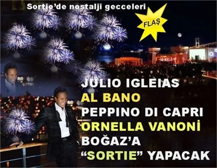 JULIO IGLESIAS SORTIE'DE!
