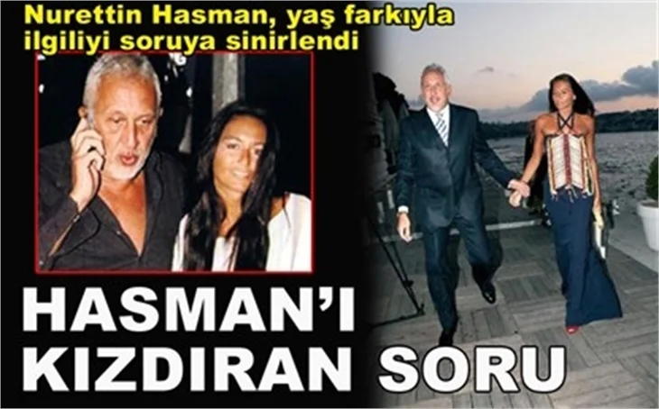 YAŞ FARKINA KIZDI!