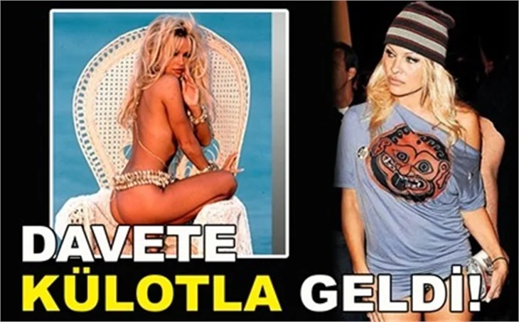 DAVETE KÜLOTLA GELDİ!