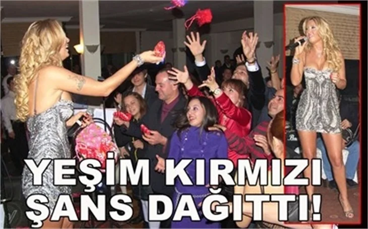 YEŞİM KIRMIZI İÇ ÇAMAŞIRI DAĞITTI!