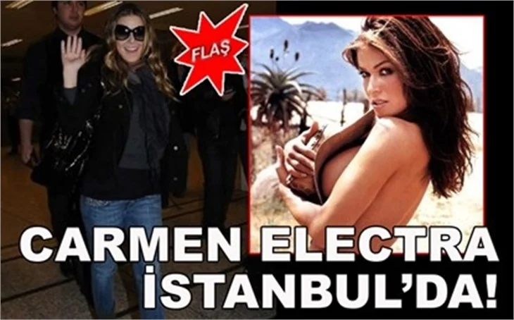 CARMEN ELECTRA TÜRKİYE'DE!