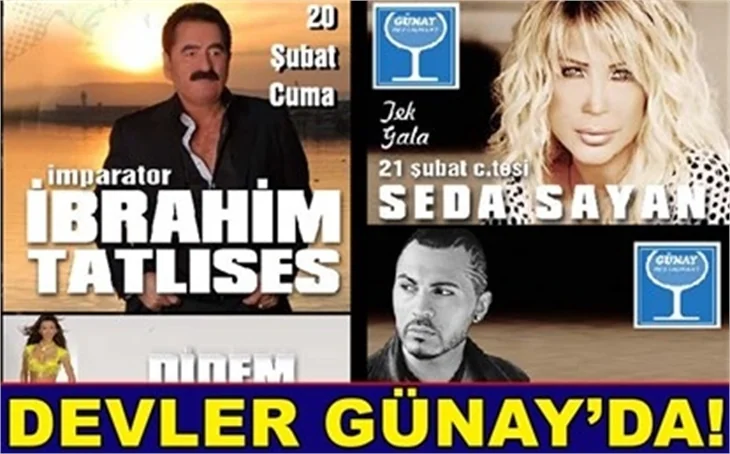 GÜNAY'DAN MÜTHİŞ PROGRAM!