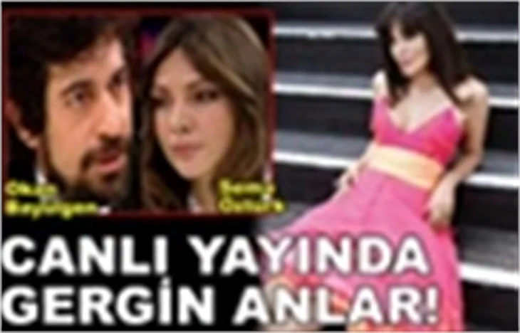 CANLI YAYINDA GERGİN ANLAR!