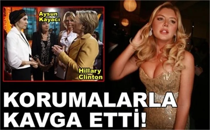 KORUMALARLA KAVGA ETTİ!