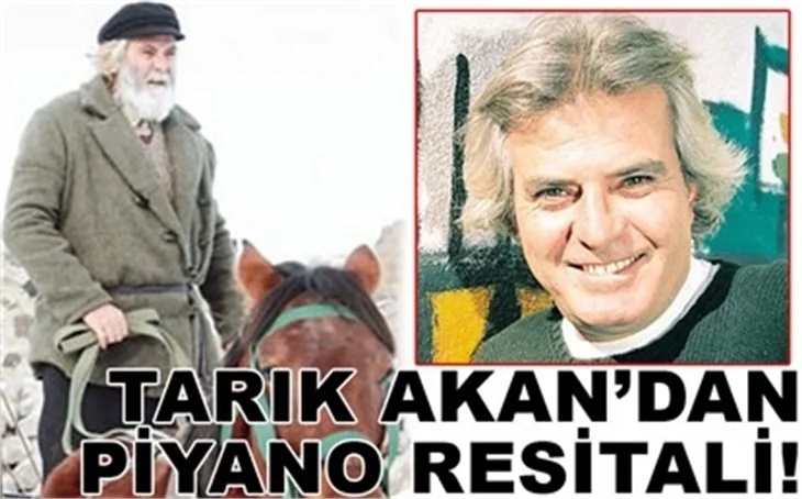 ÜNLÜ OYUNCUDAN PİYANO RESİTALİ