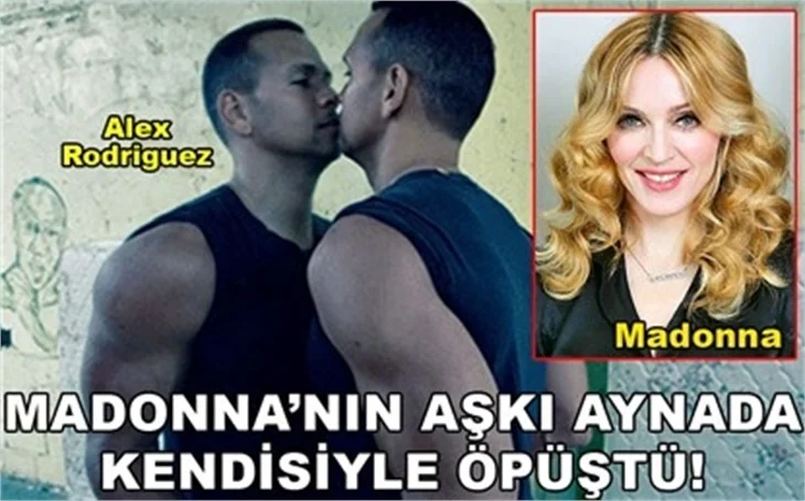 AYNADA KENDİSİYLE ÖPÜŞTÜ..