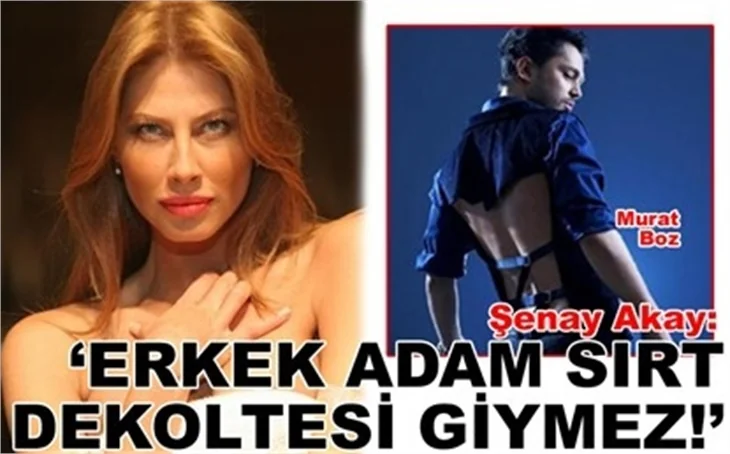 'ERKEK ADAM SIRT DEKOLTESİ GİYMEZ!'