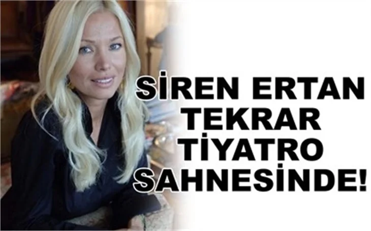TİYATRO İÇİN SOYUNDU!