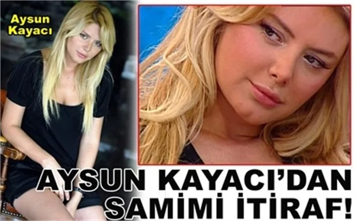 AYSUN KAYACI DA PARASIZLIK ÇEKMİŞ