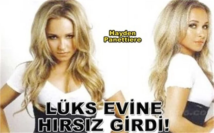 LÜKS EVİNE HIRSIZ GİRDİ