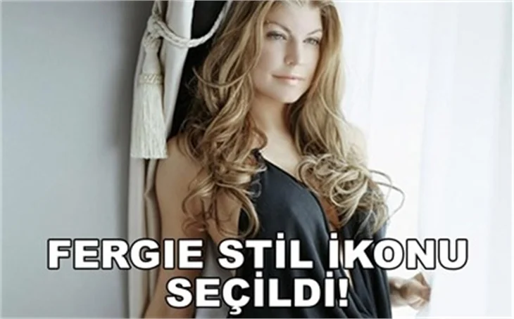 FERGİE STİL İKONU SEÇİLDİ