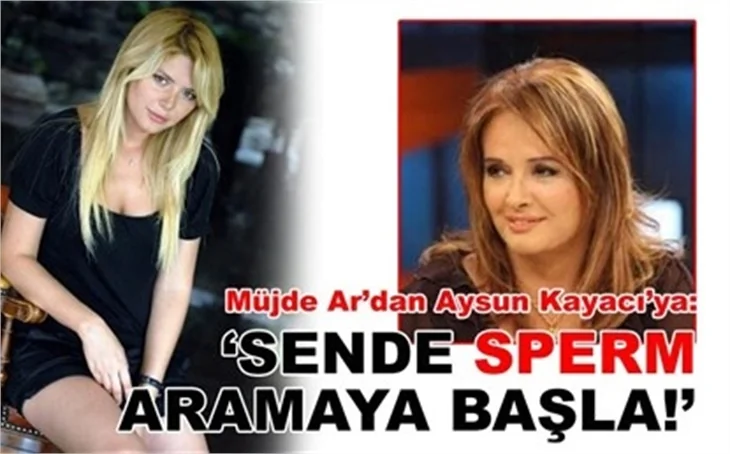 SENDE SPERM ARAMAYA BAŞLA