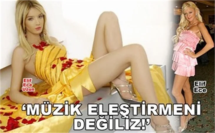 'MÜZİK ELEŞTİRMENİ DEĞİLİZ'