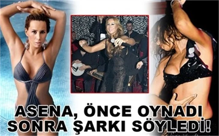 ÖNCE OYNADI SONRA ŞARKI SÖYLEDİ!