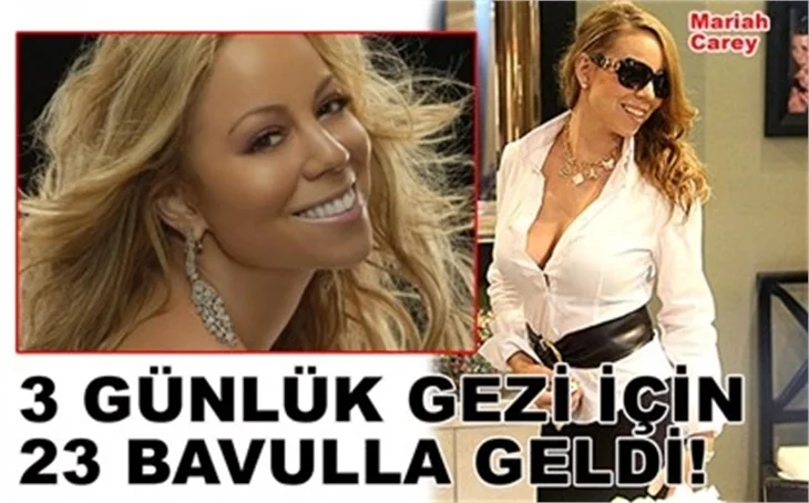 3 GÜNLÜK GEZİ İÇİN 23 BAVULLA GELDİ