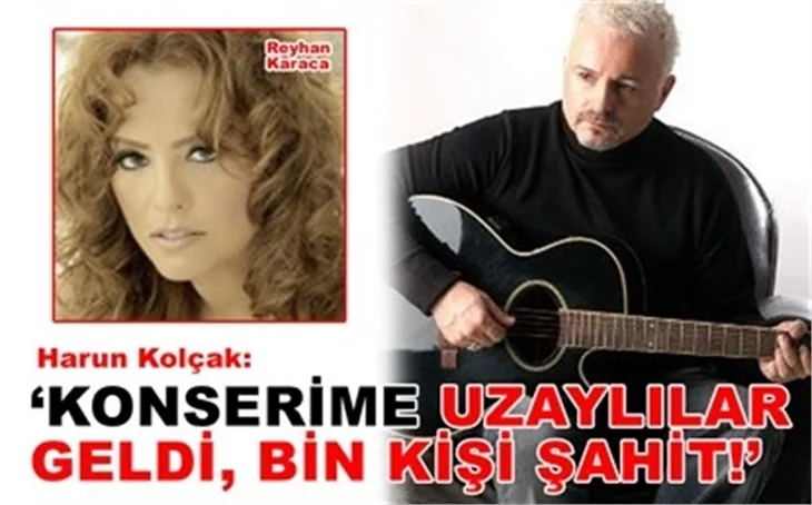 KONSERİME UZAYLILAR GELDİ