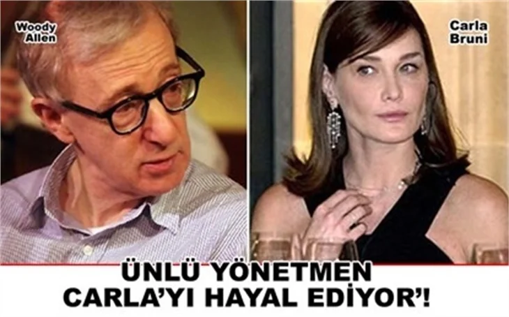 YÖNETMEN, CARLA'YI HAYAL EDİYOR!