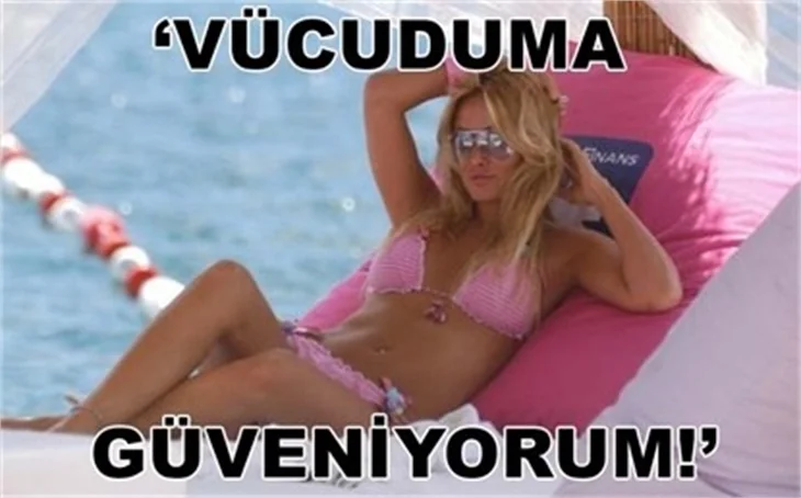 YEŞİM ERÇETİN BİKİNİLİ!