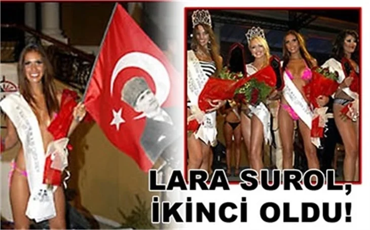 LARA SUROL, İKİNCİ OLDU