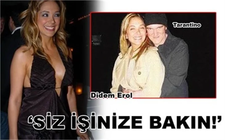 ‘SİZ KENDİ İŞİNİZE BAKIN’