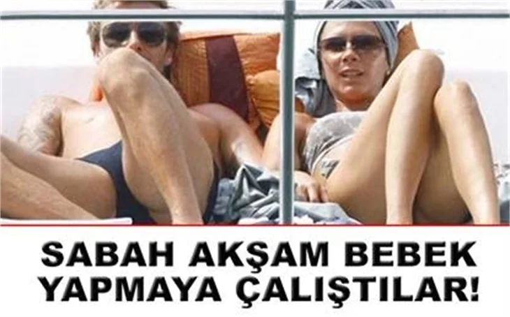 BALAYI DEĞİL, BEBEK TATİLİ YAPMIŞLAR!