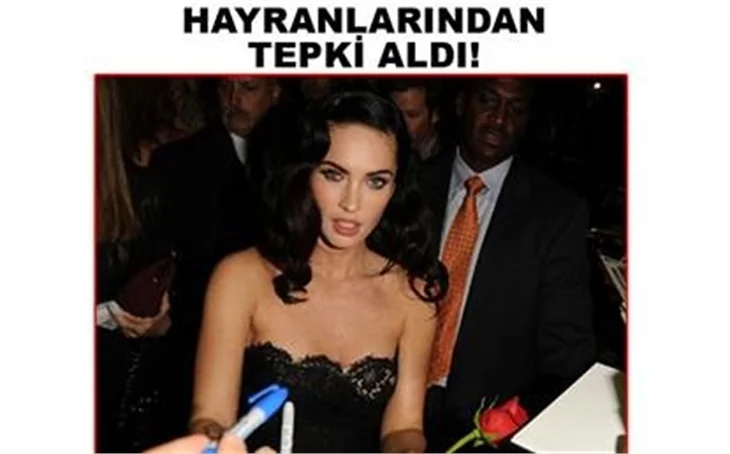 MEGAN FOX'U ÜZDÜLER!