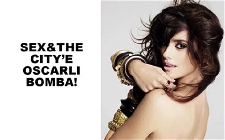 PENELOPE CRUZ KAMERA KARŞISINDA!