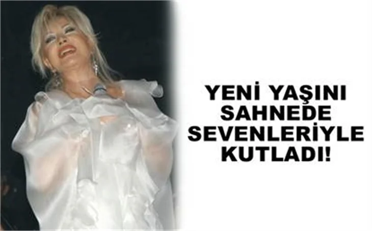 SAHNEDE YENİ YAŞINI KUTLADI
