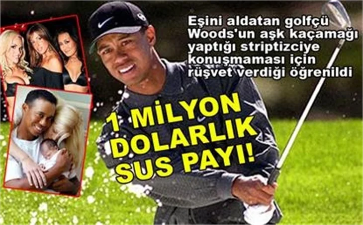 1 MİLYON DOLARLIK 'SUS PAYI' ÖDEDİ