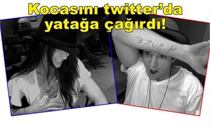 ÜNLÜ ÇİFTİN TWITTER ÇILGINLIĞI!