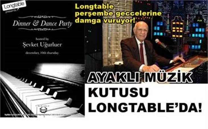 AYAKLI MÜZİK KUTUSU LONGTABLE'DA