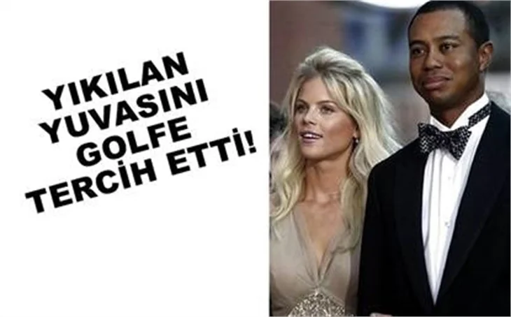 TIGER WOODS GOLFÜ BIRAKTI..