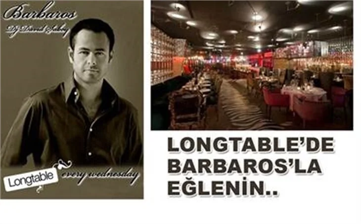 BARBAROS BU GECE LONGTABLE'DE!