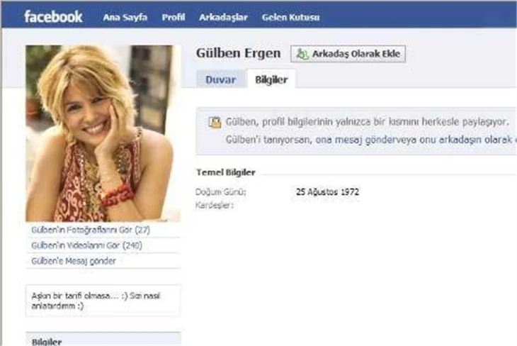 Ünlülerin facebook fotoğrafları!
