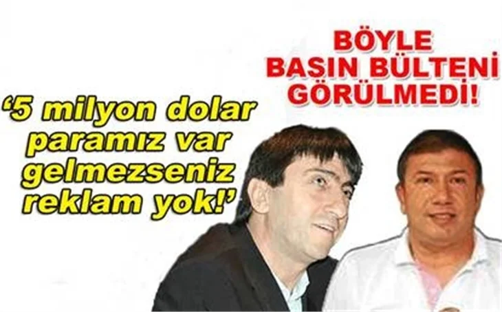 BÖYLE BASIN BÜLTENİ GÖRÜLMEDİ!