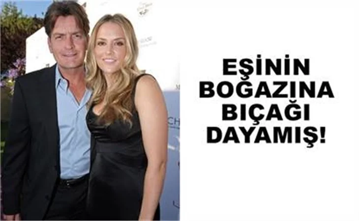 EŞİNİN BOĞAZINA BIÇAK DAYAMIŞ
