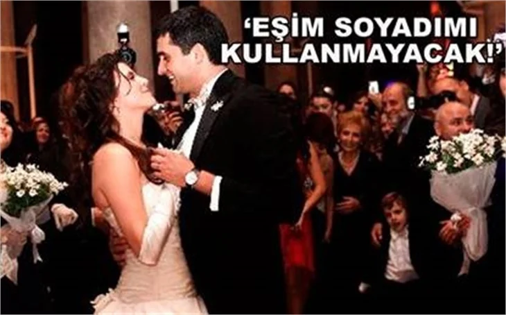 EŞİ, ALABORA SOYADINI KULLANMIYOR