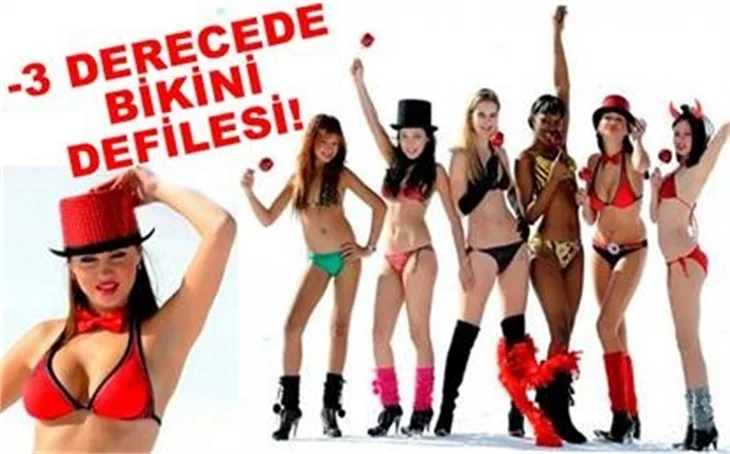 -3 DERECEDE BİKİNİ DEFİLESİ