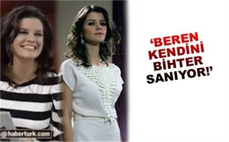 ÜNLÜ SUNUCUDAN BEREN'E ELEŞTİRİ!
