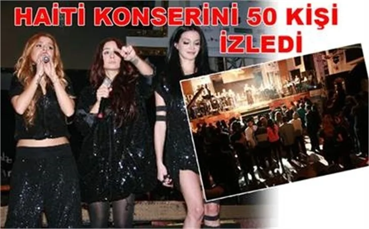 YARDIM KONSERİNDE HAYAL KIRIKLIĞI!