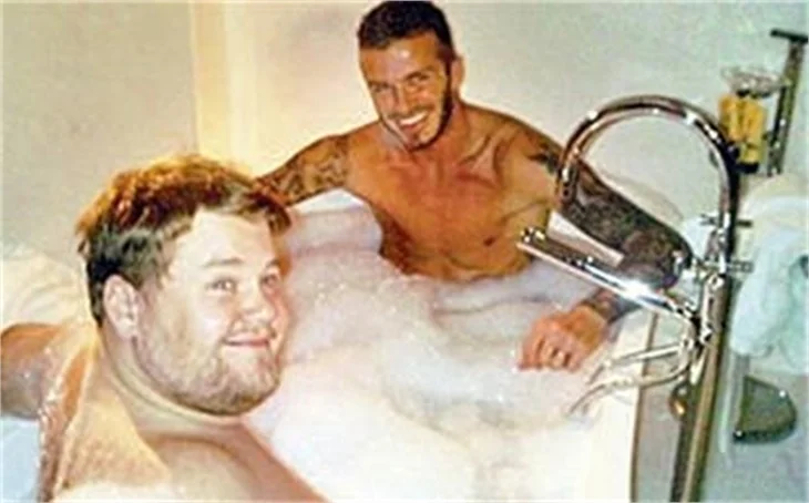 DAVID BECKHAM BİR ERKEKLE BİRLİKTE KÜVETE GİRDİ