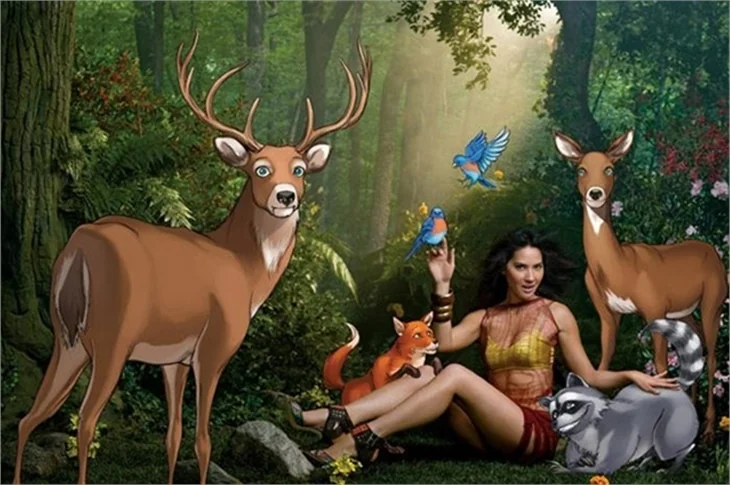 Olivia Munn çizgi dünyada